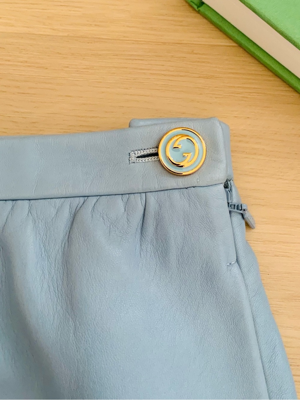GUCCI SKIRT FRENCH PLONGE
BRIGHT BABY BLUE - Picture 2 of 10